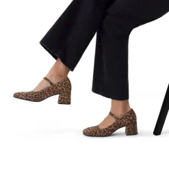 Manfield Leopard Mary Jane pumps^DAMES Pumps