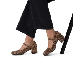 Manfield Leopard Mary Jane pumps^DAMES Pumps