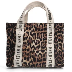 Manfield Leopard mini shopper^ Schoudertassen
