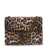 Manfield Leopard schoudertas^ Schoudertassen