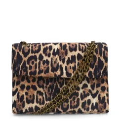 Manfield Leopard schoudertas^ Schoudertassen
