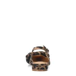 Manfield Leopard slingbacks met strik^DAMES Pumps|Slingbacks