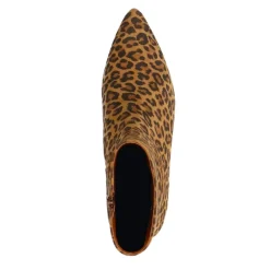 Manfield Leopard suède chelsea boots^DAMES Enkellaarsjes