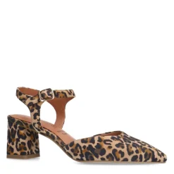 No Stress Leopard suède slingback pumps^DAMES Pumps|Slingbacks