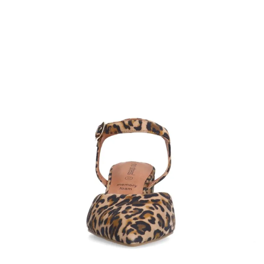 No Stress Leopard suède slingback pumps^DAMES Pumps|Slingbacks