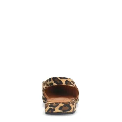Manfield Leopard suède slingbacks^DAMES Sandalen|Pumps