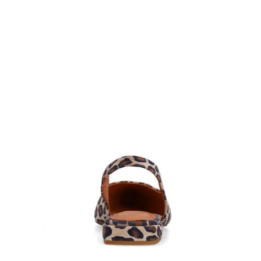 Manfield Leopard suède slingbacks^DAMES Pumps|Slingbacks