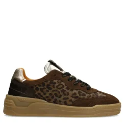 Manfield Leopard suède sneakers^DAMES Sneakers