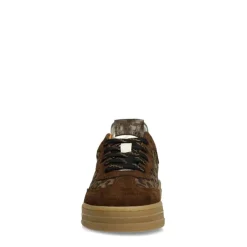 Manfield Leopard suède sneakers^DAMES Sneakers