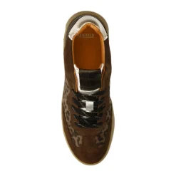 Manfield Leopard suède sneakers^DAMES Sneakers