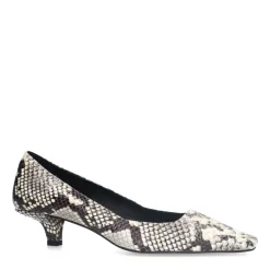 Manfield Leren slangenprint pumps^DAMES Pumps