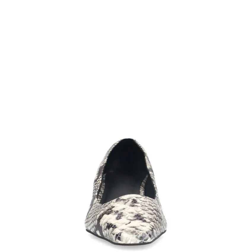 Manfield Leren slangenprint pumps^DAMES Pumps