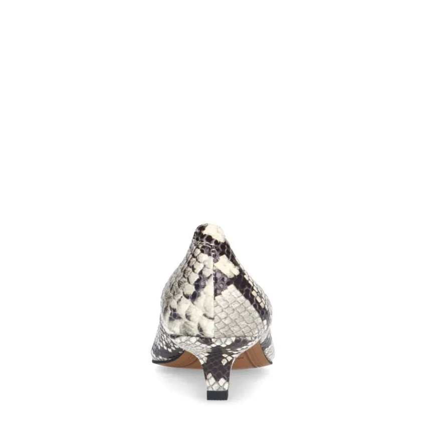 Manfield Leren slangenprint pumps^DAMES Pumps