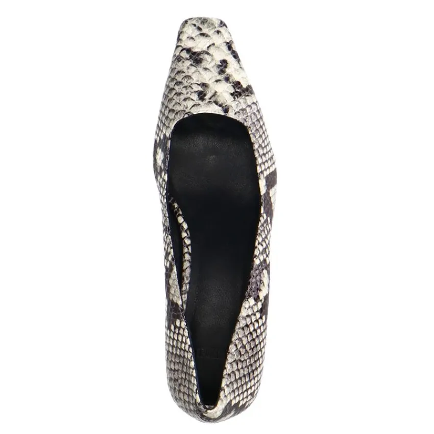 Manfield Leren slangenprint pumps^DAMES Pumps
