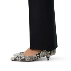 Manfield Leren slangenprint pumps^DAMES Pumps
