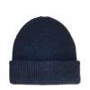 Manfield Navy beanie^ Hoeden & Petten