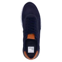No Stress Navy nubuck sneakers^Heren Sneakers