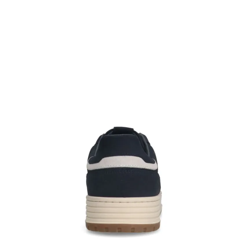 No Stress Navy nubuck sneakers^Heren Sneakers