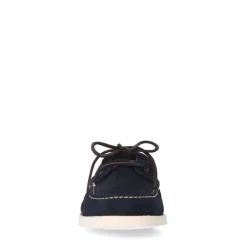 Manfield Navy suède bootschoenen^Heren Veterschoenen|Loafers