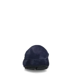 Manfield Navy suède loafer^Heren Loafers