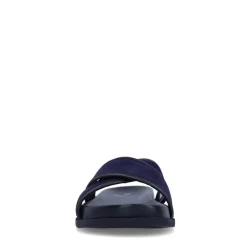 Manfield Navy suède slippers^Heren Slippers & Sandalen