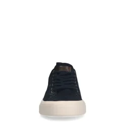 Manfield Navy suède sneakers^Heren Sneakers