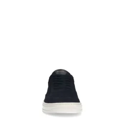 Manfield Navy suède sneakers^Heren Sneakers
