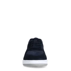 Manfield Navy suède sneakers^Heren Sneakers