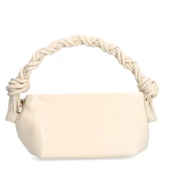 Manfield Off white lak handtas^ Handtassen