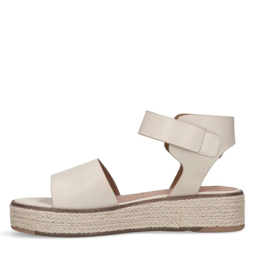 No Stress Off white leren sandalen^DAMES Sandalen