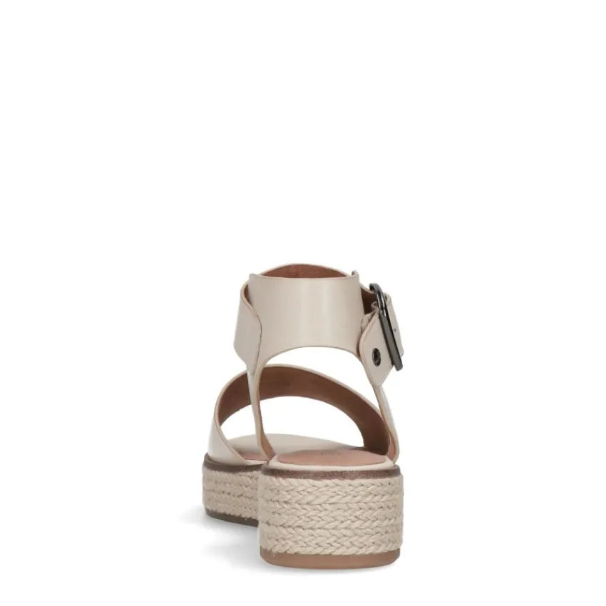 No Stress Off white leren sandalen^DAMES Sandalen