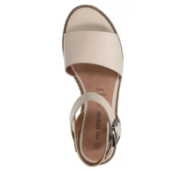No Stress Off white leren sandalen^DAMES Sandalen