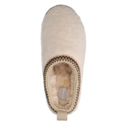 Manfield Off white teddy instappers^DAMES Pantoffels