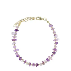 Manfield Paarse kralen armband^ Sieraden