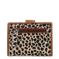 Manfield Portemonnee met leopard print^ Portemonnees
