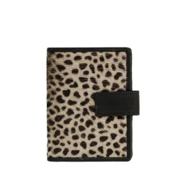 Manfield Portemonnee met leopard print^ Portemonnees