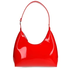 Manfield Rode lak handtas^ Handtassen