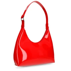 Manfield Rode lak handtas^ Handtassen