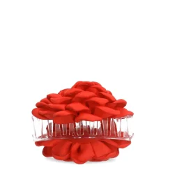 Manfield Rode roos haarklem^ Haaraccessoires