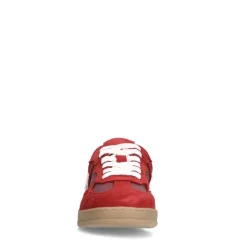 Manfield Rode suède sneakers^DAMES Sneakers