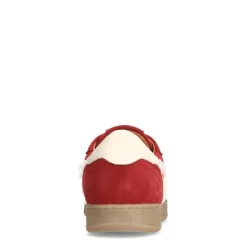 Manfield Rode suède sneakers^DAMES Sneakers