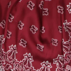 Manfield Rood sjaaltje met witte details^ Sjaals