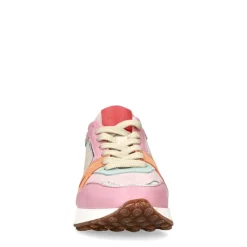 Manfield Roze sneaker met gekleurde details^DAMES Sneakers