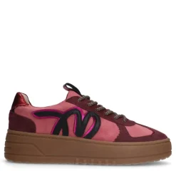 Manfield Roze suède sneakers^DAMES Sneakers
