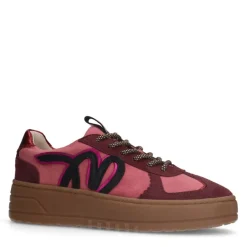 Manfield Roze suède sneakers^DAMES Sneakers