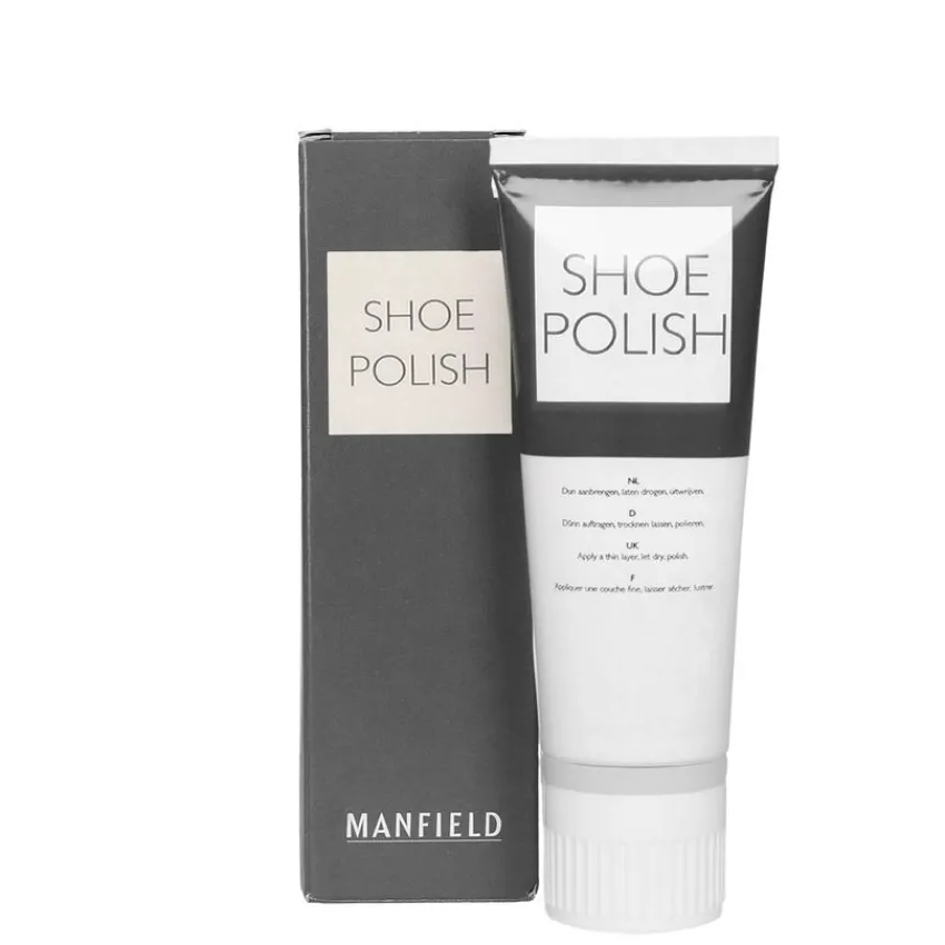 Manfield Schoenpoets zwart 75ml^ Schoenverzorging