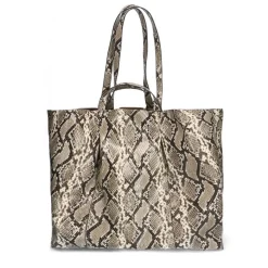 Manfield Snakeprint shopper^ Shoppers
