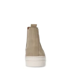Manfield Suède beige chelsea boots^Heren Boots