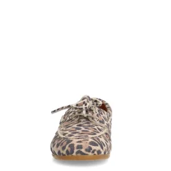 Manfield Suède leopard bootschoenen^DAMES Loafers