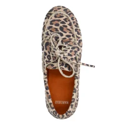 Manfield Suède leopard bootschoenen^DAMES Loafers